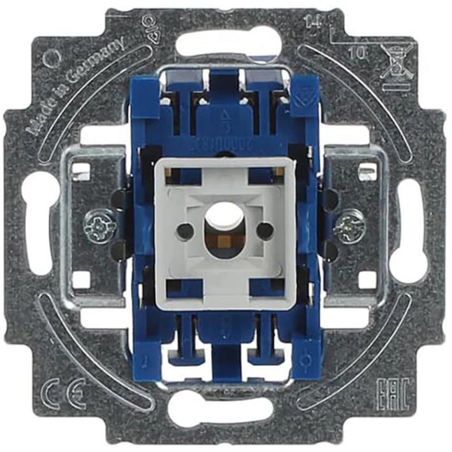 Inbouw wipschakelaarsokkel kruis 16A 250V AC (2400/7 US)