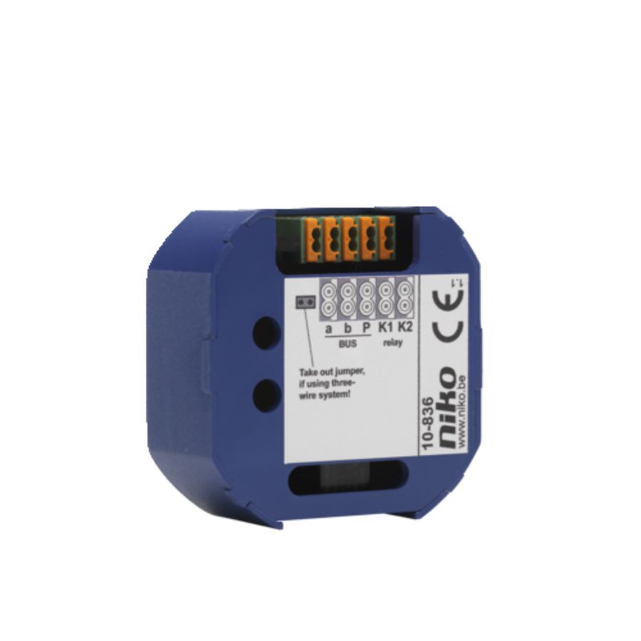 Toegangscontrole - extern relais slot openen inbouwdoos