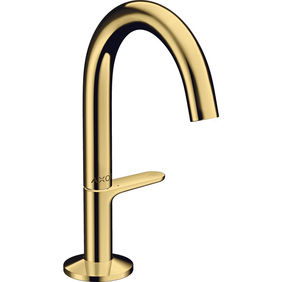 Wastafelmengkraan met afvoerplug Polished Gold Optic AX One
