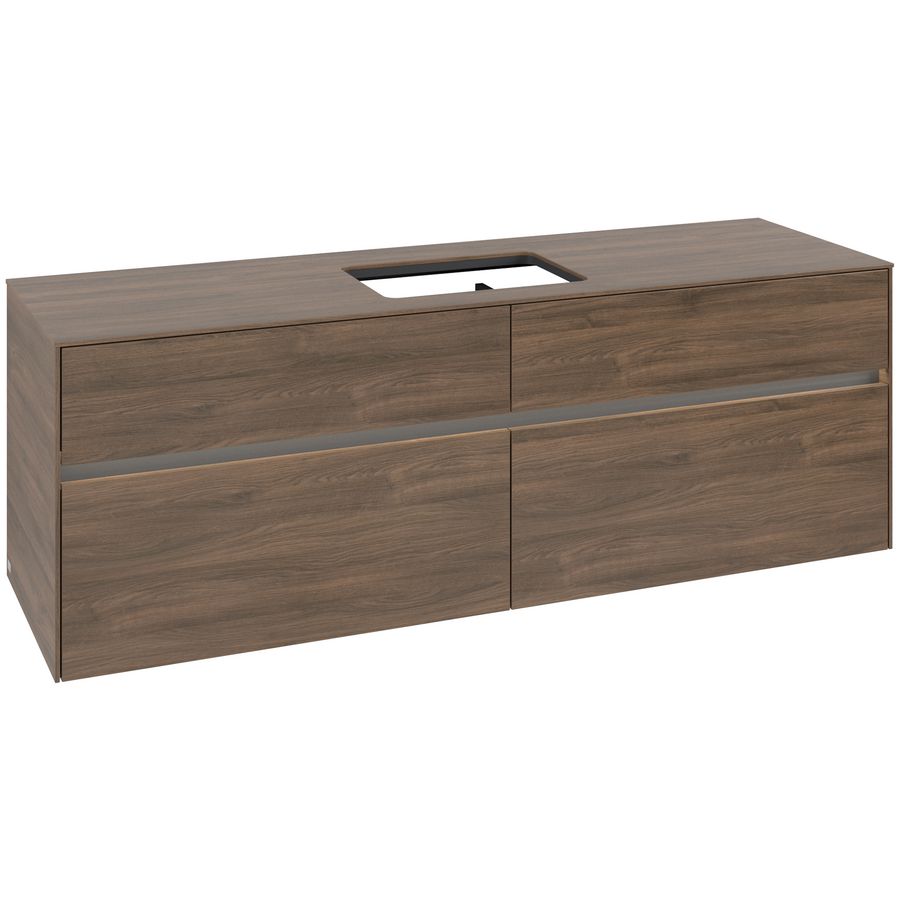 Wastafelonderkast Collaro 1600x548x500mm Ariz.Oak C120B0VH