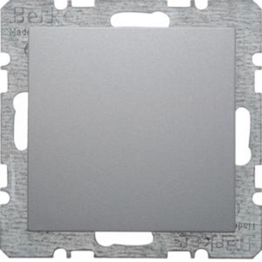 Blindplaat met sokkel spreidkl. berker S.1/B.3/B.7 alulook