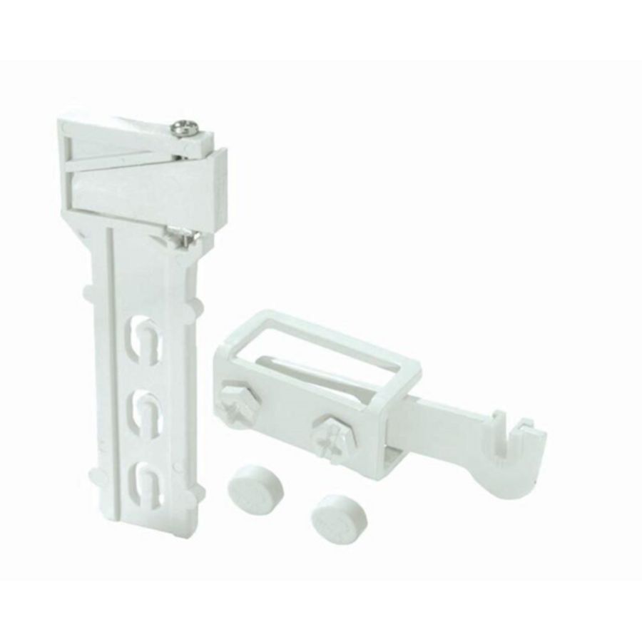 Set a 2st. radiatorbevestiging standbuisset wit tussenopstelling type III (21)