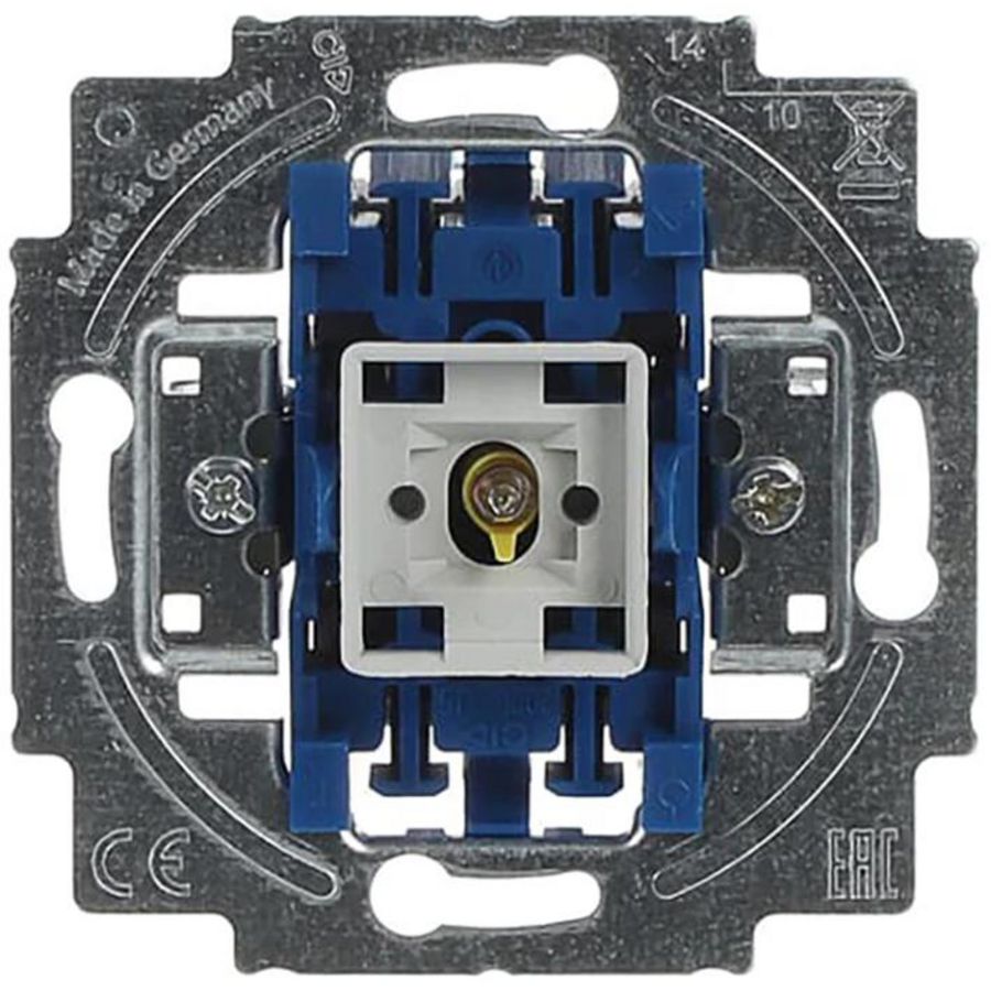 Inbouw wipcontroleschakelaarsokkel wissel 16A 250V AC (2400/6 USK)