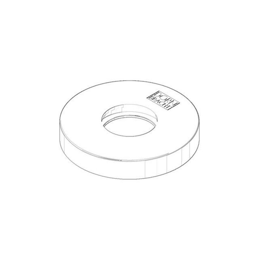 Rozet DB logo 55x22x9mm Mat Zwart