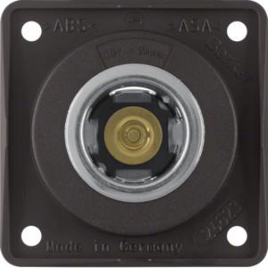 Wandcontactdoos 12V 20A berker Integro bruin