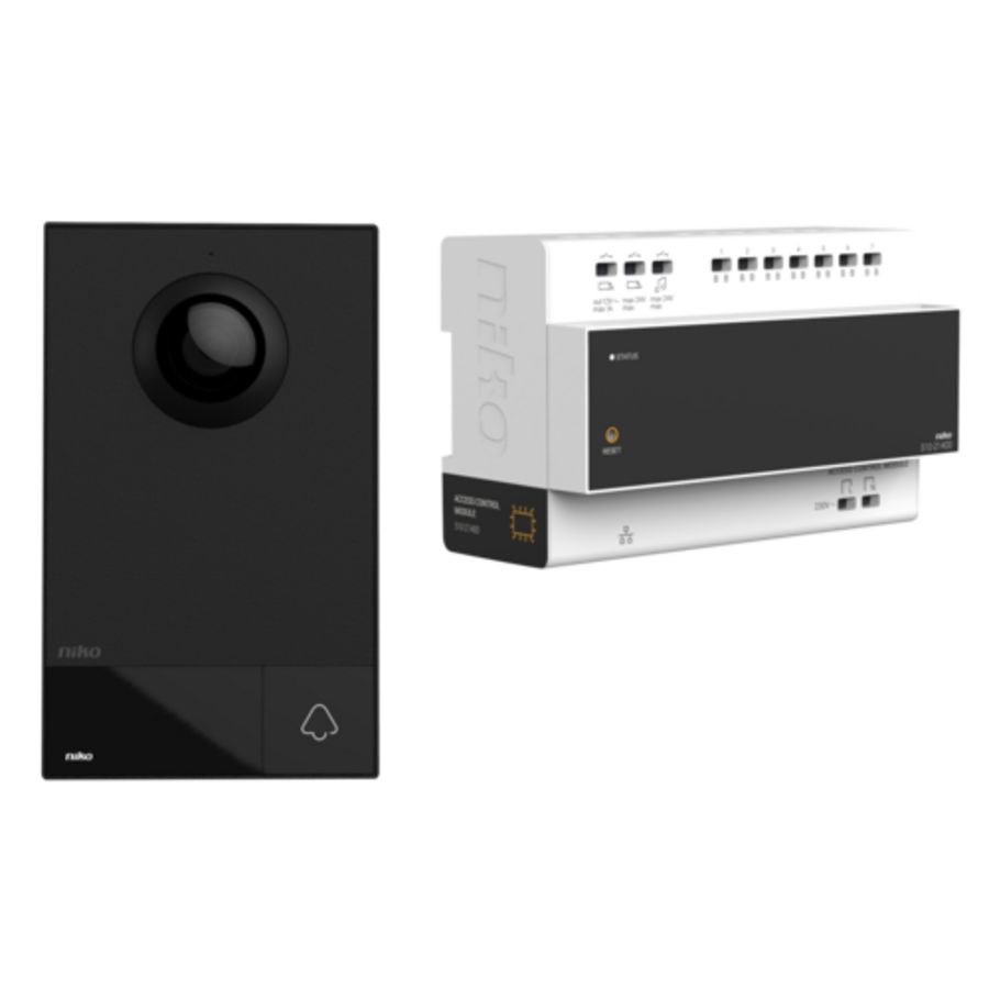 Videokit 2-dr. +controller/buitenpost opb. 1 knop