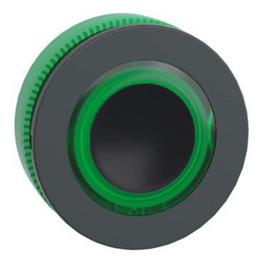 Kop verzonken drukknop Groen Verlichte ring Led Harmony XB5