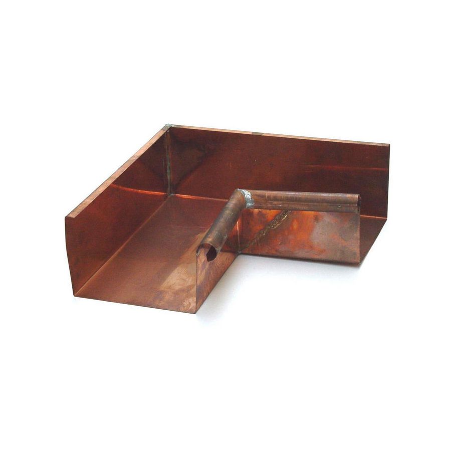 Koperen HWA binnenhoekstuk B333