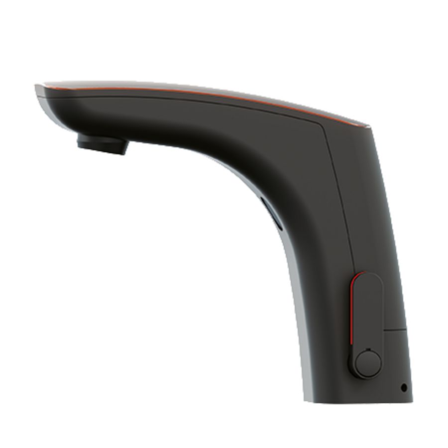 Wastafelmengkraan met batterij 55387-presto nova zwart