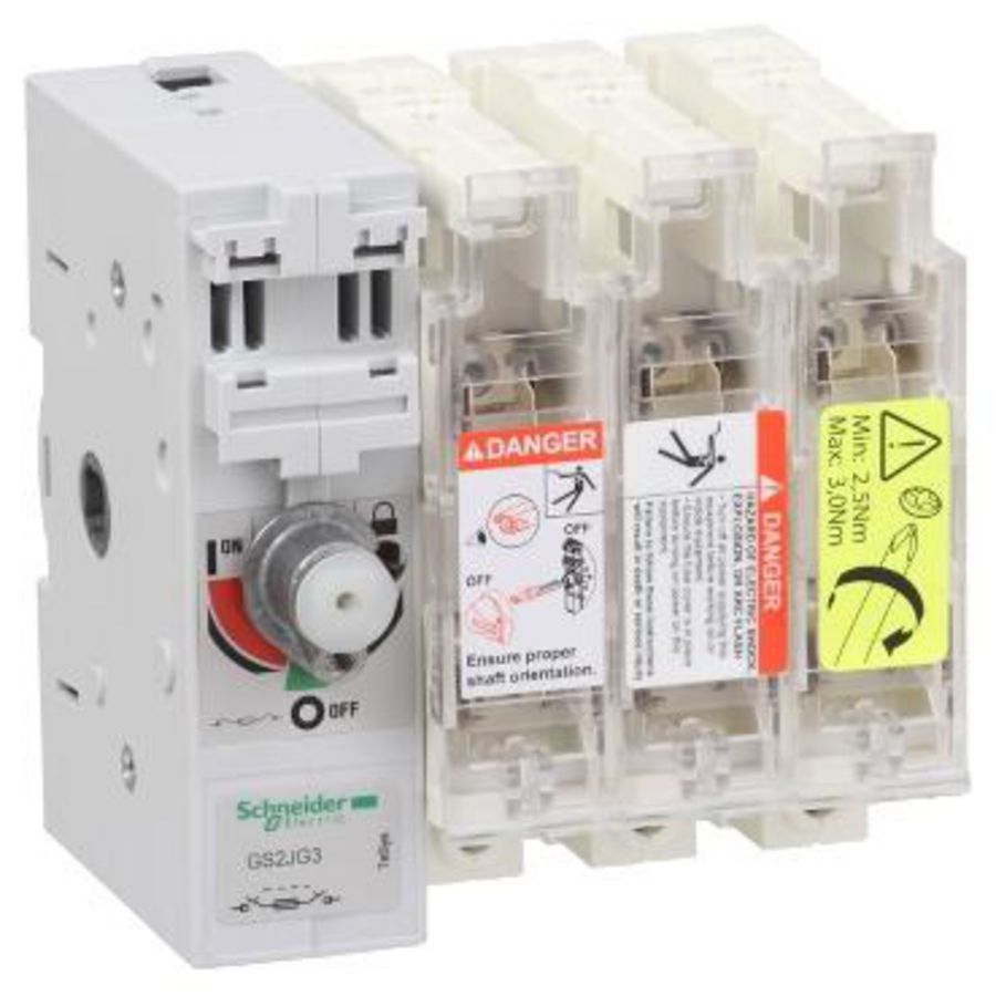 Zekeringlastscheider 3P(3M) 100A NFC 22x58mm TeSys GS