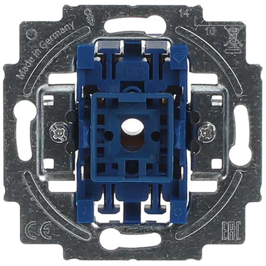 Inbouw wipschakelaarsokkel 2-polig 10A 250V AC (2000/2 US)