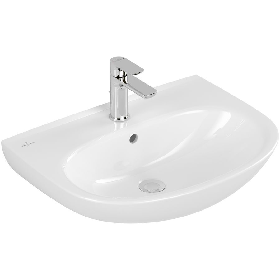 Wastafel O.novo 600x460mm wit Alpin CeramicPlus 4A4063R1