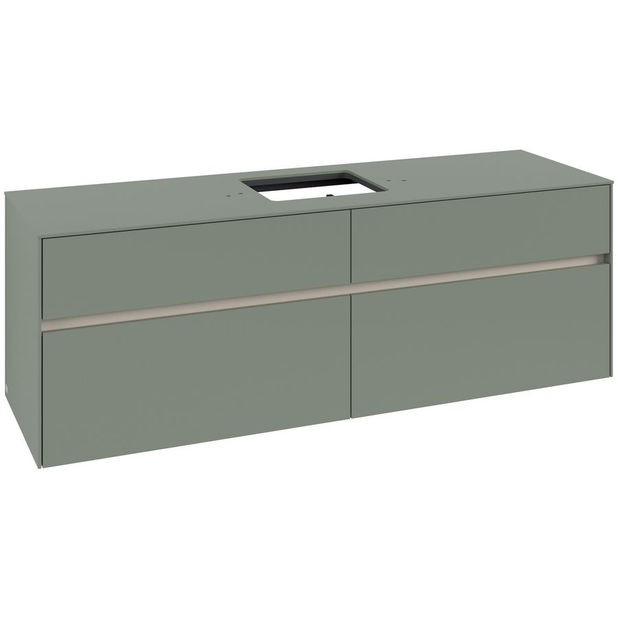 Wastafelonderkast Collaro 1600x548x500mm Soft Green C134B0AF