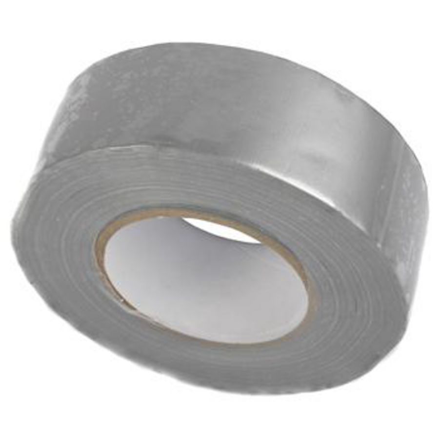Rol a 50mtr. duct tape 50mm grijs