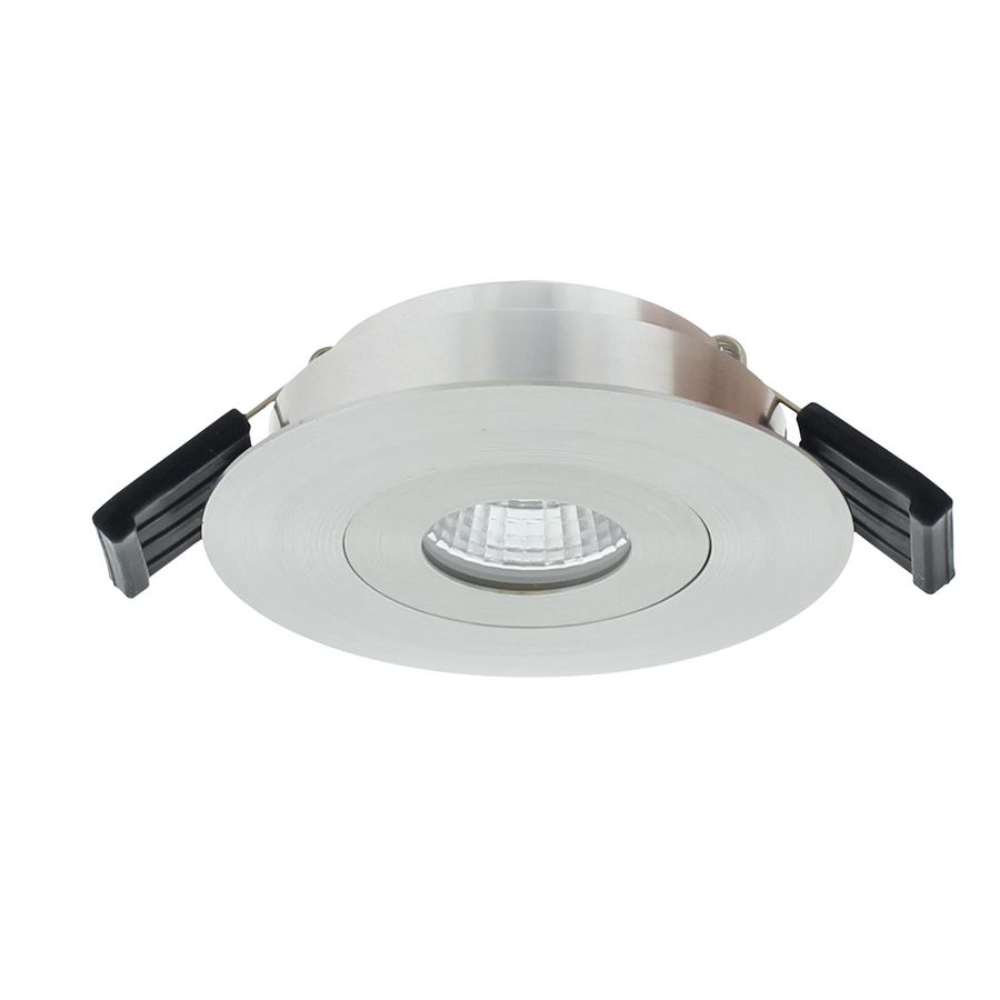 Ledspot RVS look 3,1W 350mA 3000K Siena Fix COB