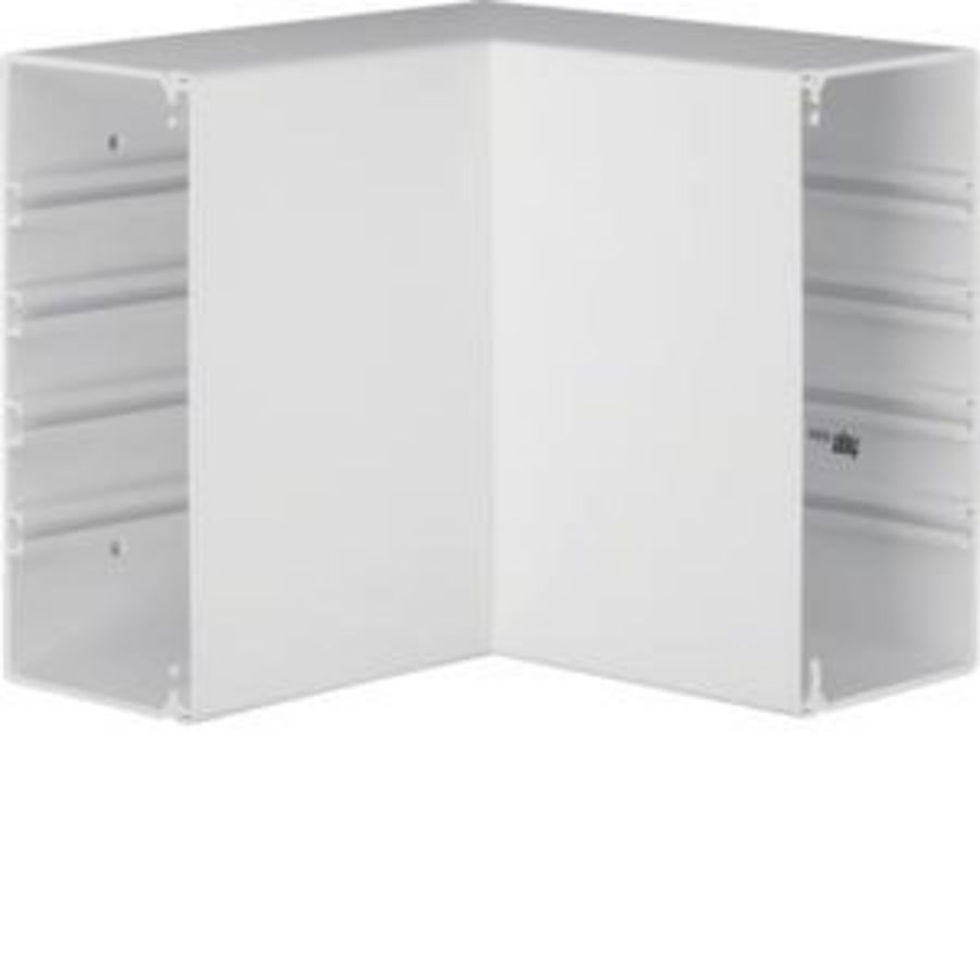 Binnenhoek voor goot FB 99x230mm verkeerswit