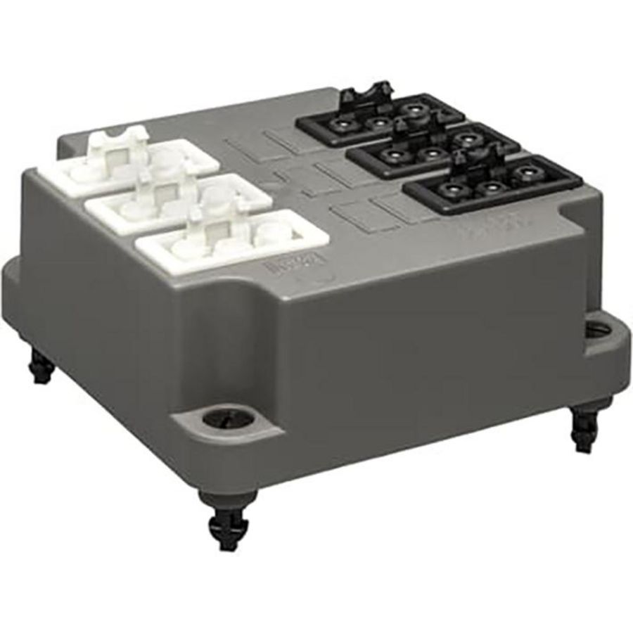 Connectordeksel 3640 GST18 3x3P zwart 3x3P wit aansl. VVE=5