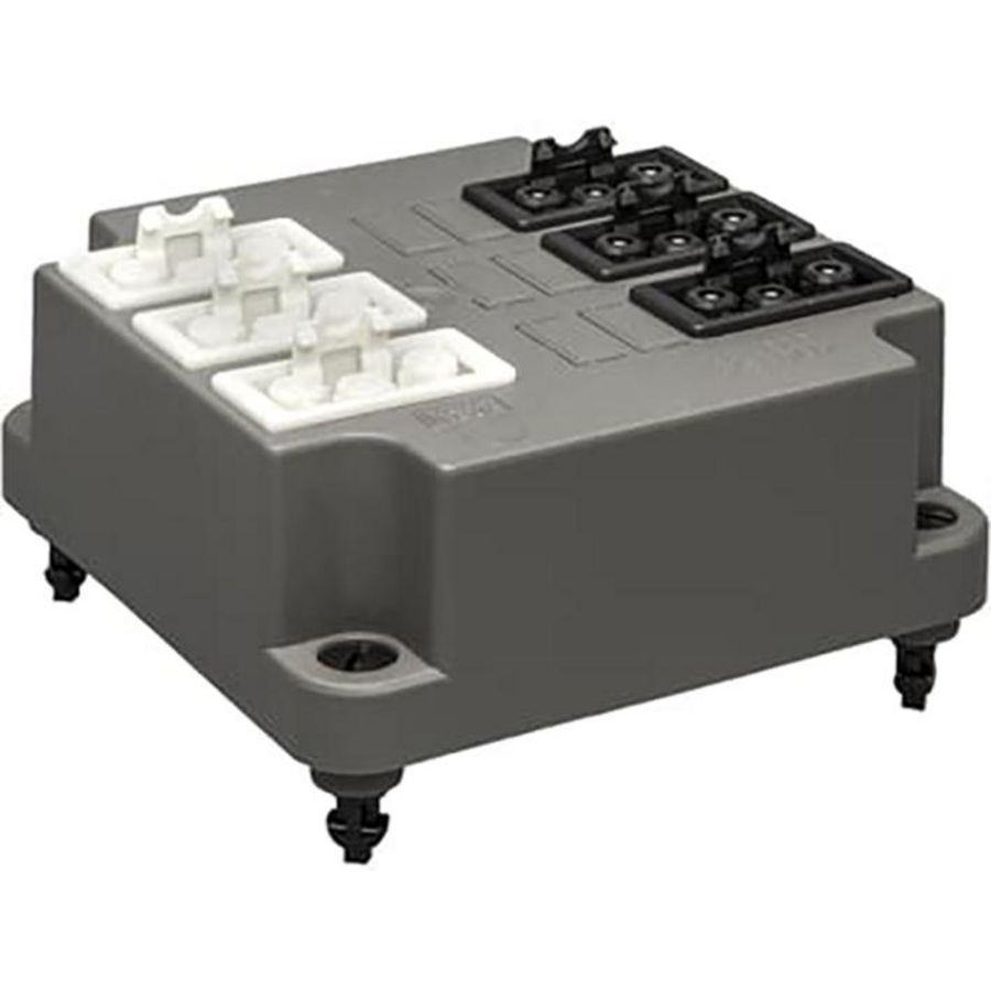 Connectordeksel 3640 GST18 3x3P zwart 3x3P wit recy. VVE=25