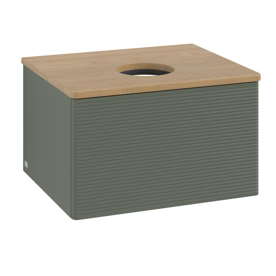 Wastafelonderkast Antao 600x360x500mm L.Green Matt Lacquer K29111HL