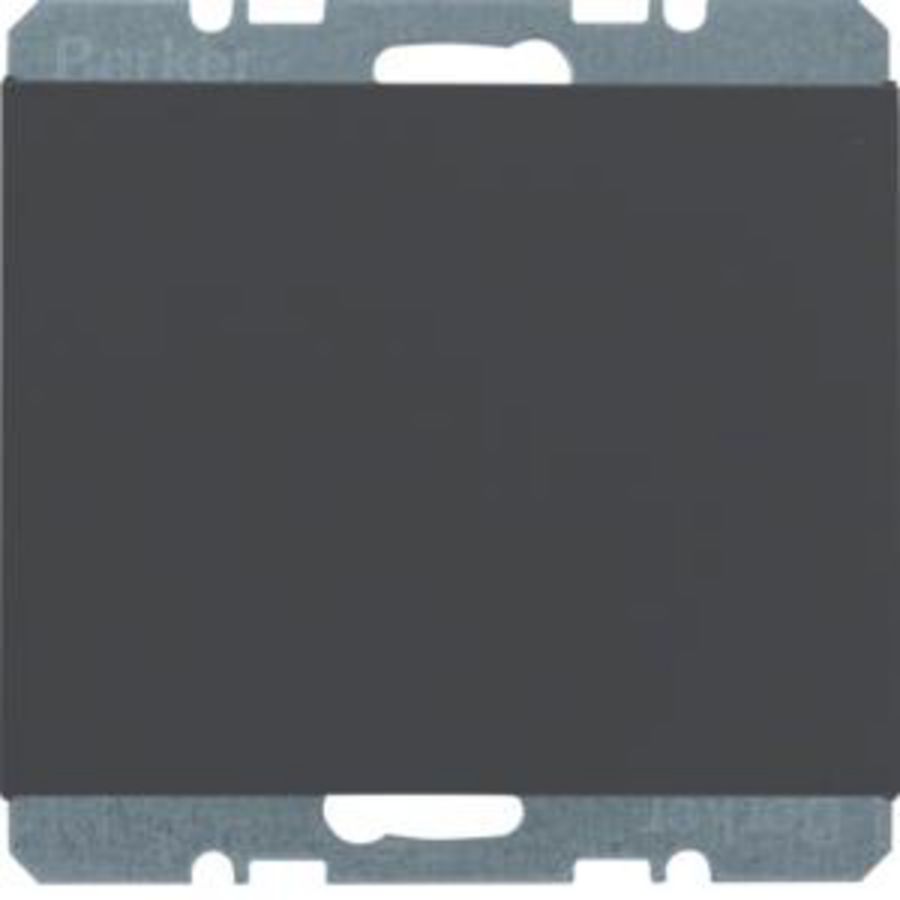 Blindplaat met sokkel en spreidkl. berker K.1/K.5 antraciet