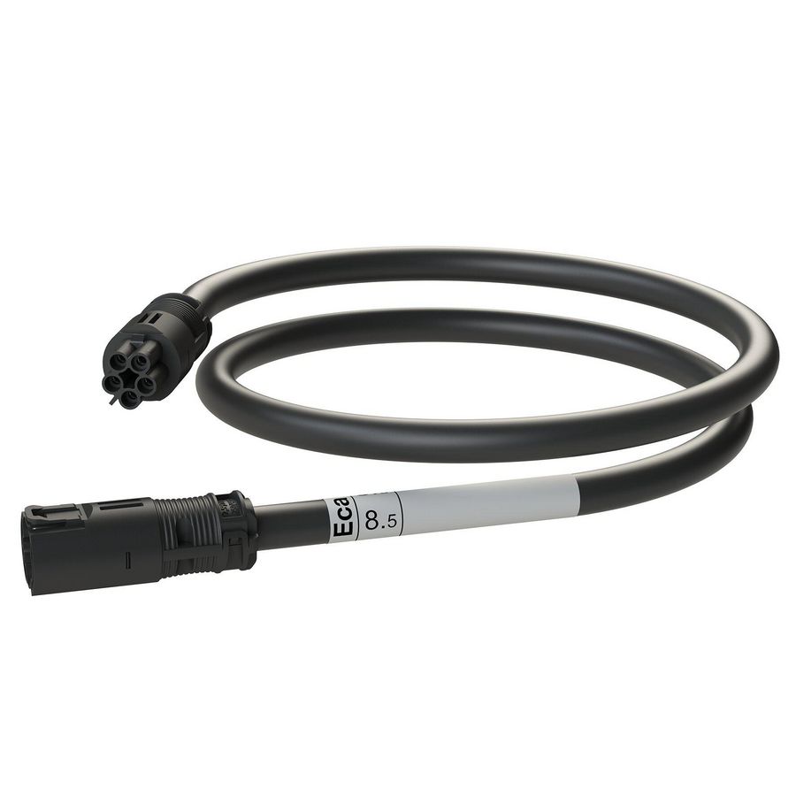 Koppelsnoer AW 8,5m 3G2,5 zwart Eca VVE=10