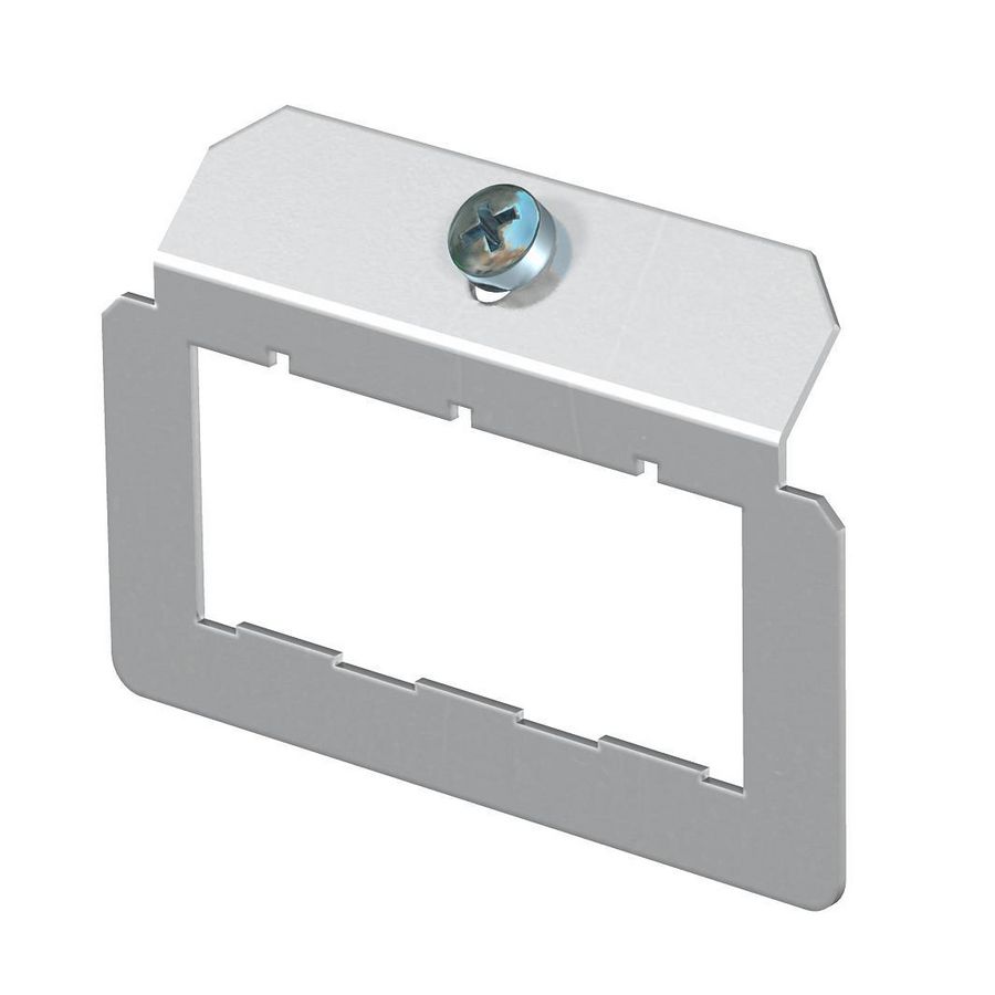 Dragerplaat 3 x gatenpatroon type E rvs A2 1.4301