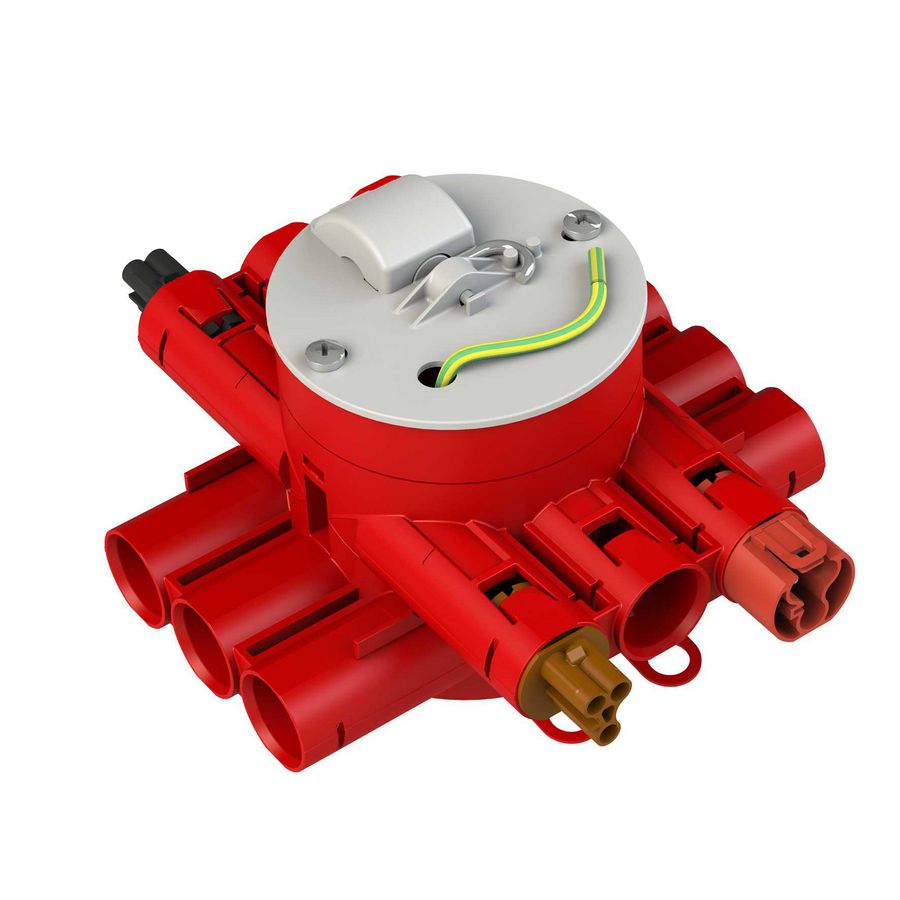 Stekerbare centraaldoos CW75-E1-brandwerend