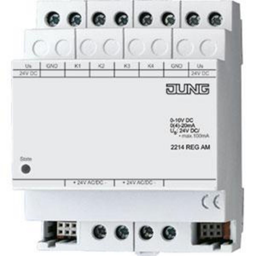 Analoge ingang 4-voudig uitbreidng KNX