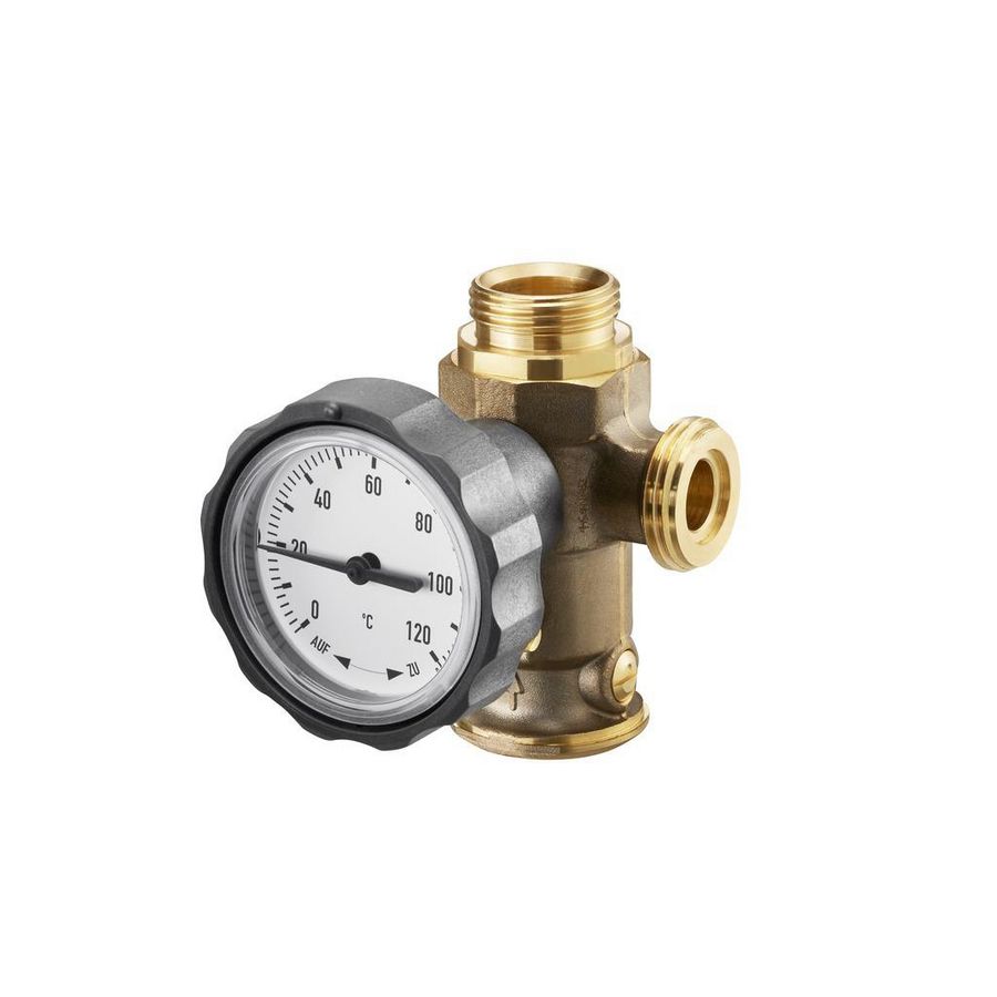 Pompkogelkraan v.Regusol m.afsluiter 20 mbar