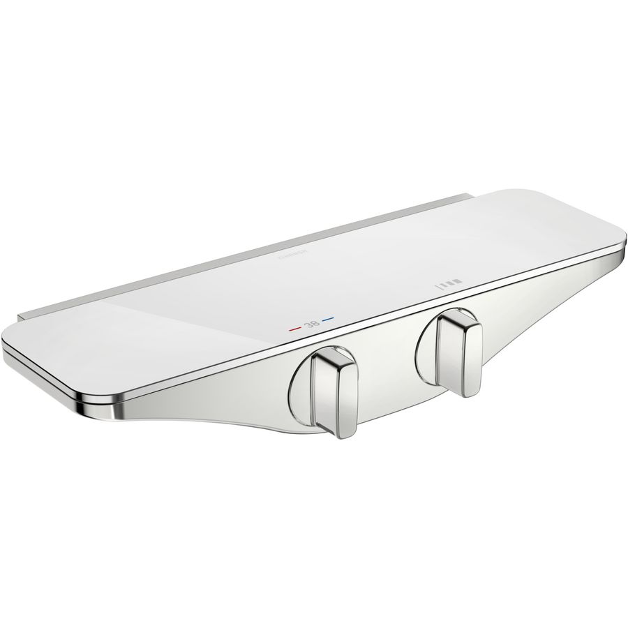 Emotion wand douchethermostaat wit/chroom