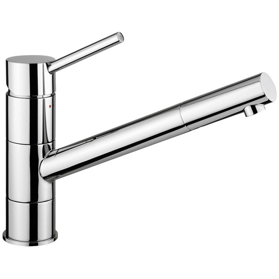 Keukenkraan BIRILLO 1-hendel dr. uitloop sprong 221mm chroom