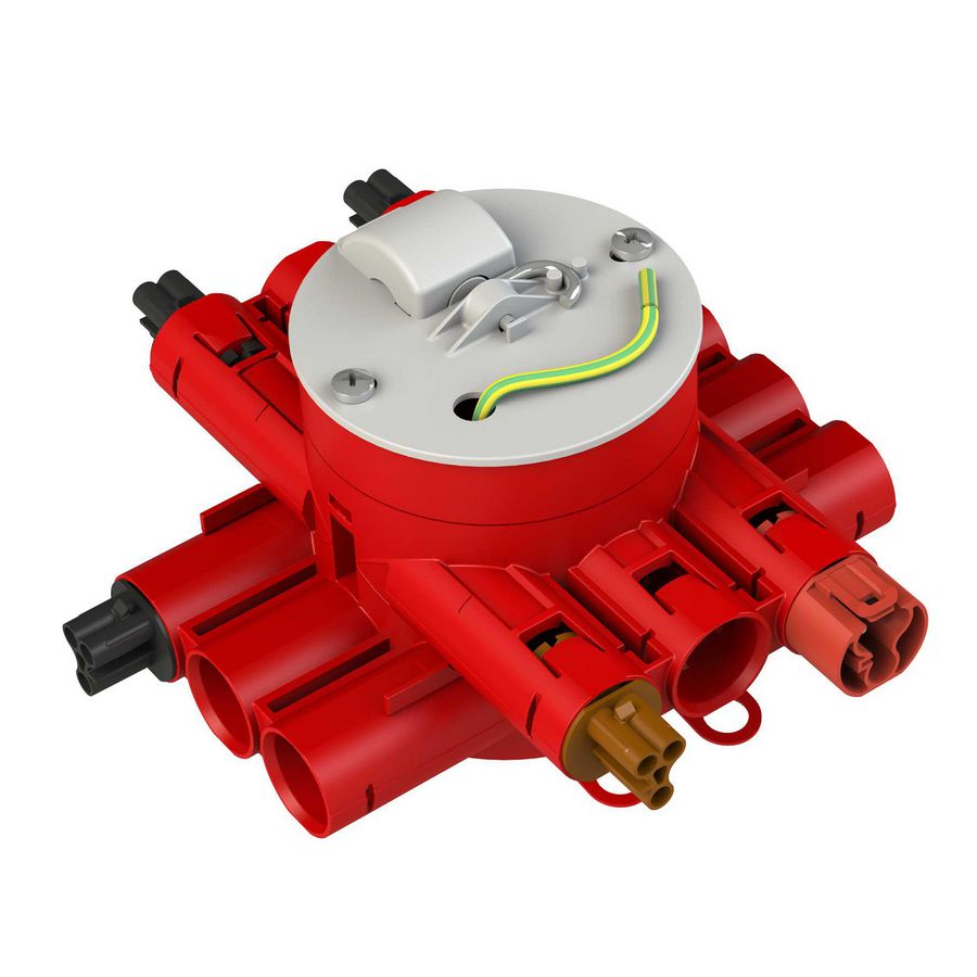 Stekerbare centraaldoos CW75-E3-brandwerend