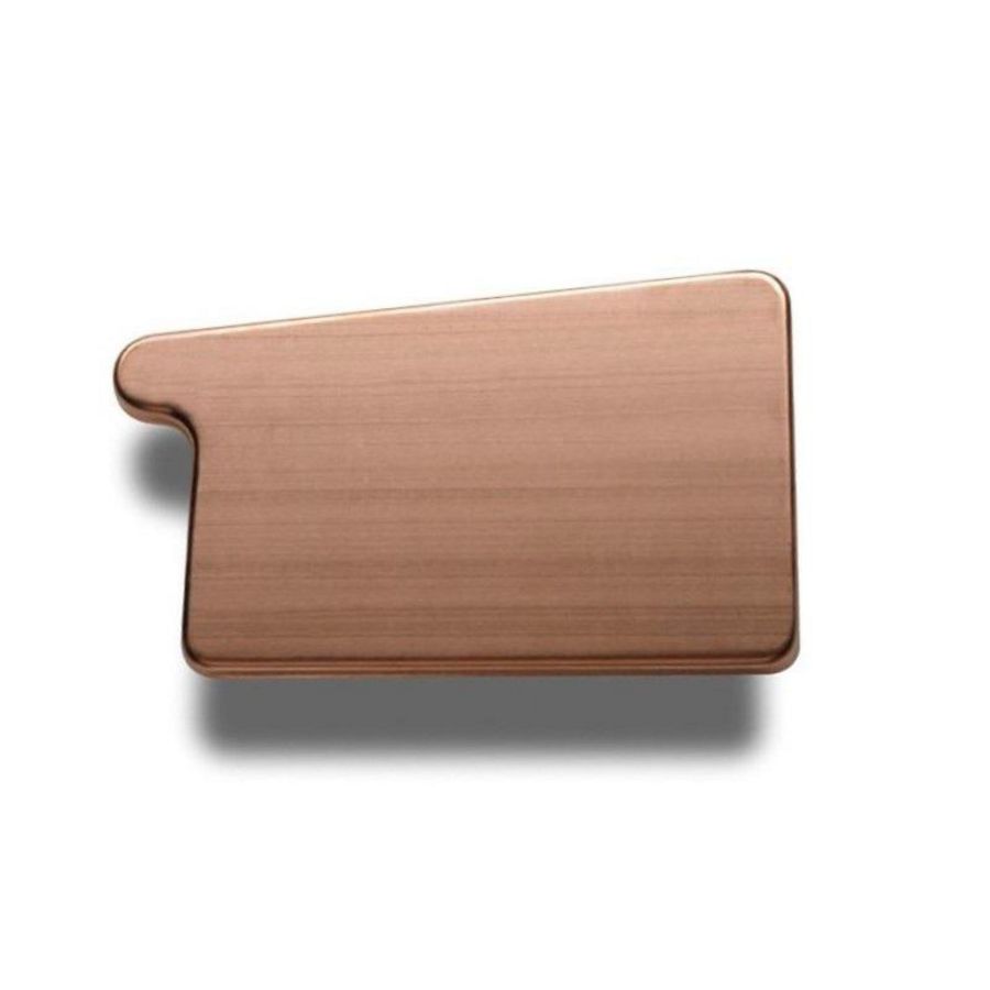 Koperen HWA kopschot zonder kraal rechts tbv bakgoot B400