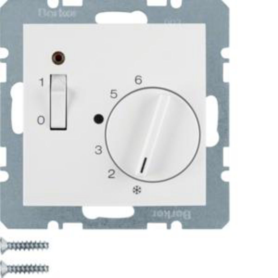 Kamerthermostaat verbreekcontact S.1/B.3/B.7 polarwit mat