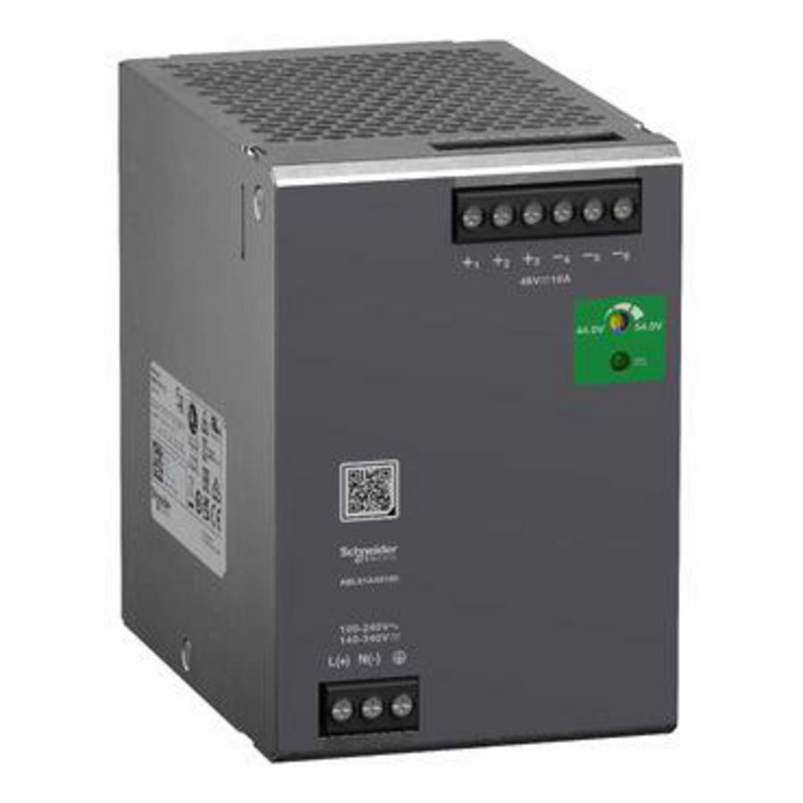 Regulated Power Supply 100-240VAC 48V 10A single phase Opt.