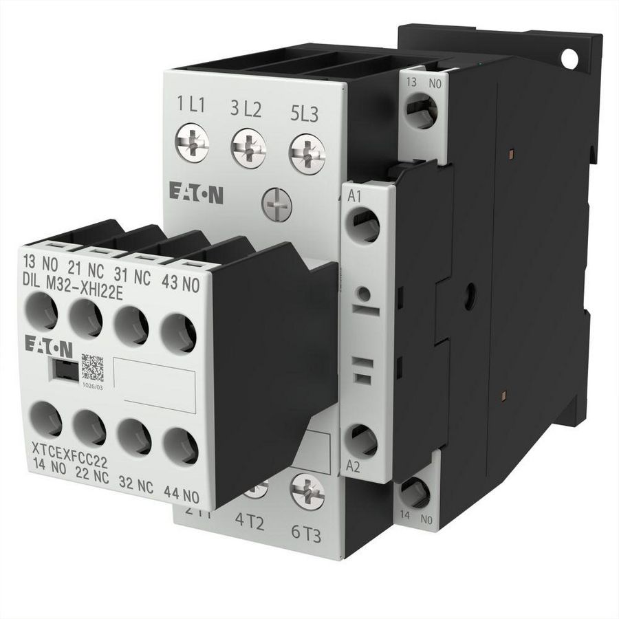 Magneetschakelaar DILM17-22(230V50HZ,240V60HZ) 7,5kW 2m 1v