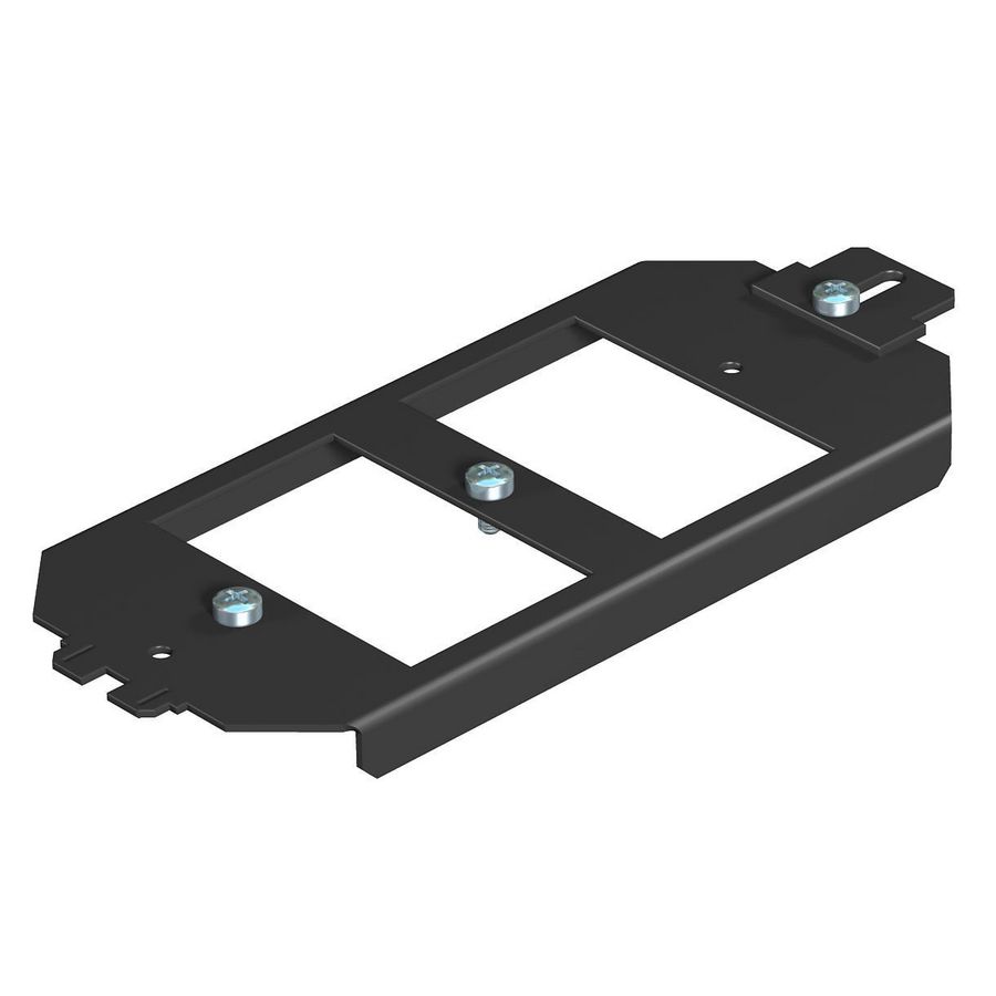 Basisdrager v. draagplaat 165x76x12 zwart