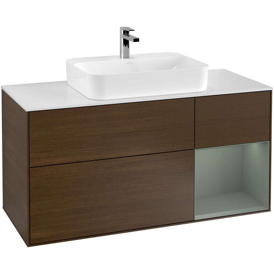 Wastafelonderkast Finion 1200x603x501mm W.Veneer G421GMGN