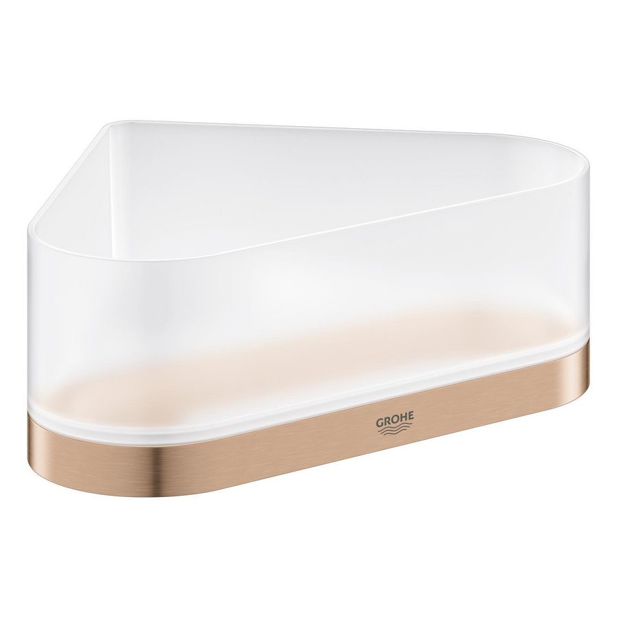 Selection korf met houder hoekmontage 41038DL0 warm sunset geborsteld (mat bronskleurig)
