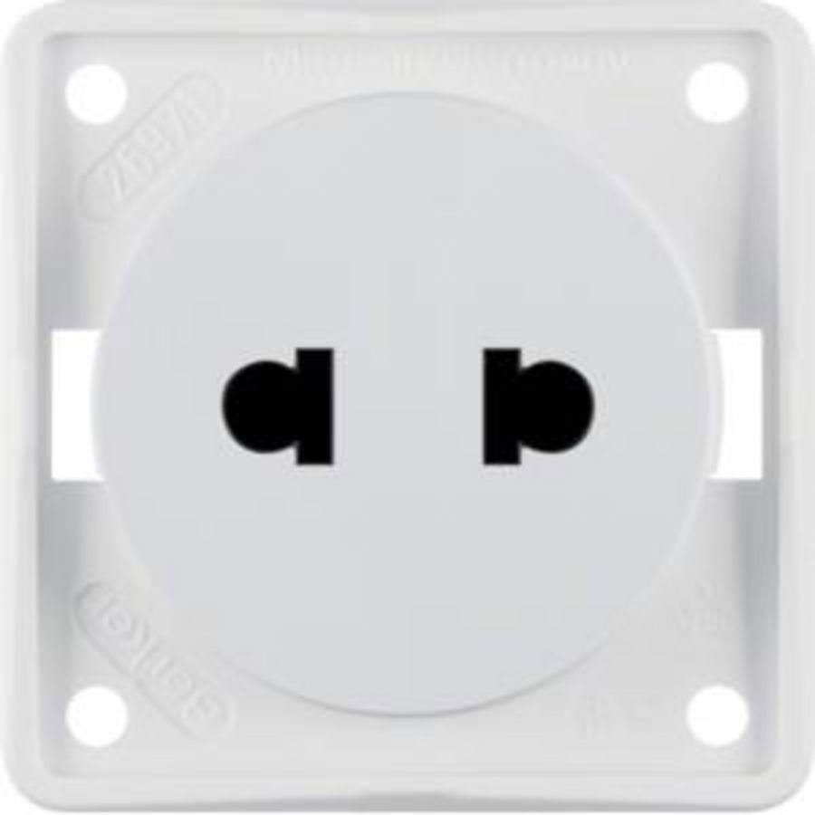 Wandcontactdoos EURO-AMERICAN STANDARD berker Integro polwit