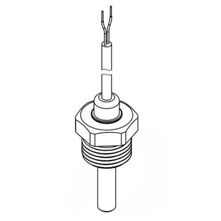 Temperatuursensor directe montage G1/2 DN10-25
