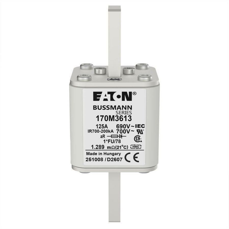 Zekering h. snelheid 125A AC 690V 200kA compact 1 45x VVE=6