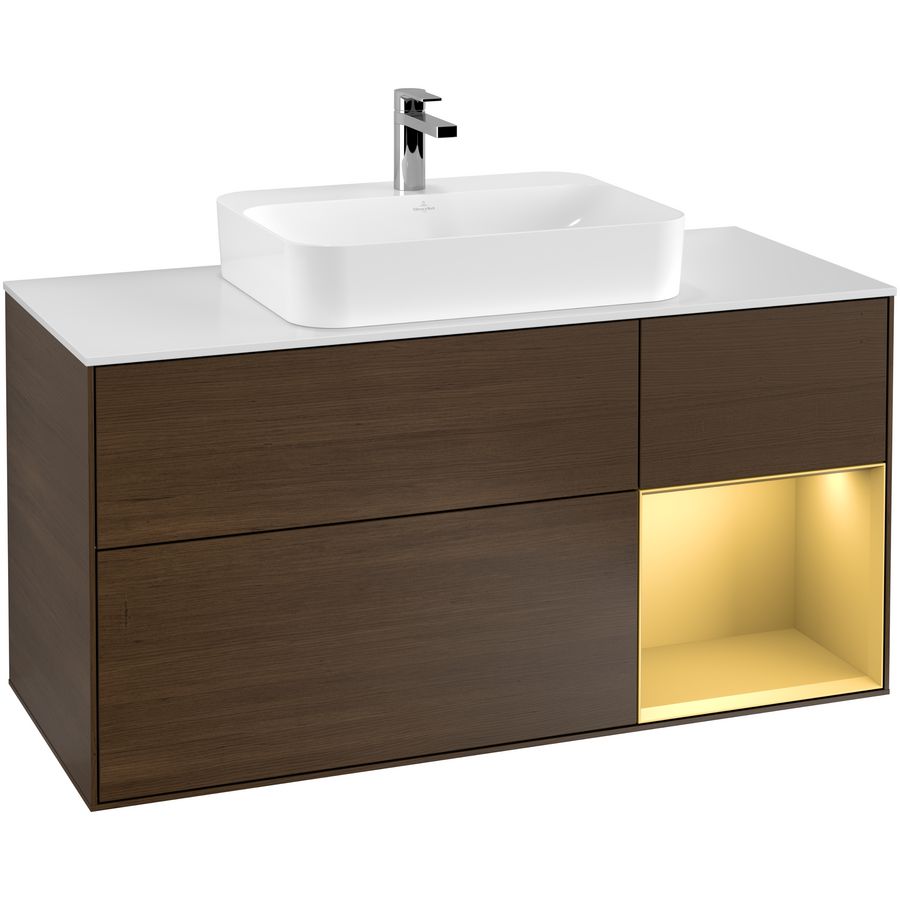 Wastafelonderkast Finion 1200x603x501mm W.Veneer G421HFGN