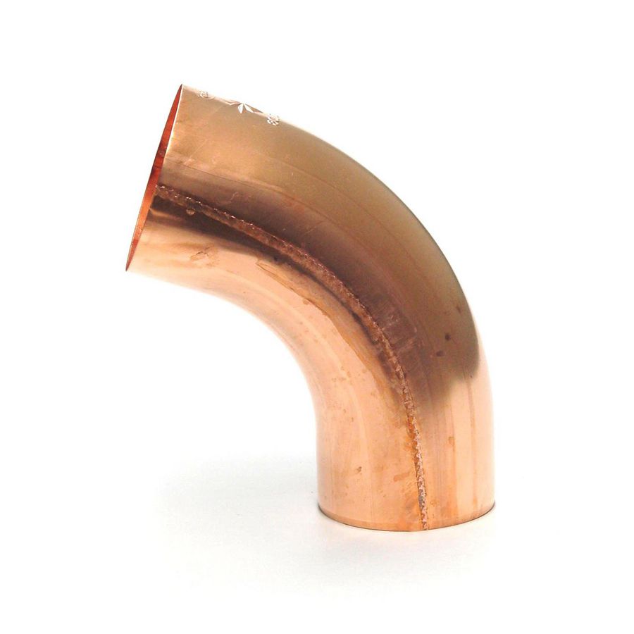 Koperen HWA bocht 60mm 72°