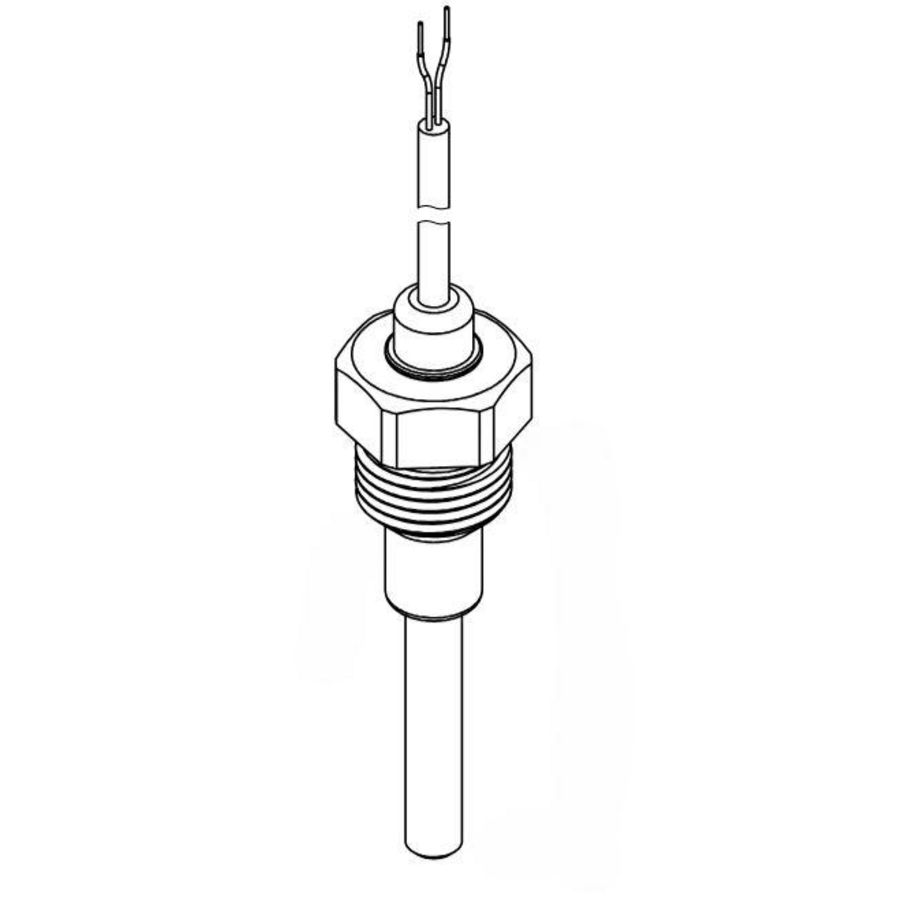 Temperatuursensor directe montage G1/2 DN100-250