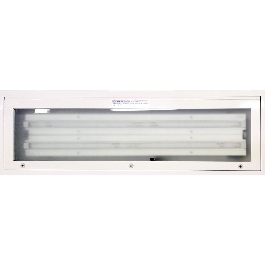 ATEX LED armatuur zone 1/21 108W 14220lm inbouw EM functie
