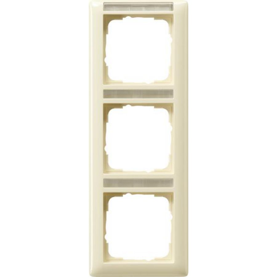 Afdekraam 3-voudig verticaal TK Gira Standard 55 creme wit