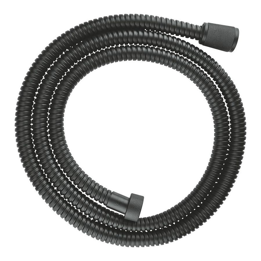 Doucheslang relexaflex metal longlife 1500mm 1/2" velvet zwart (prof)