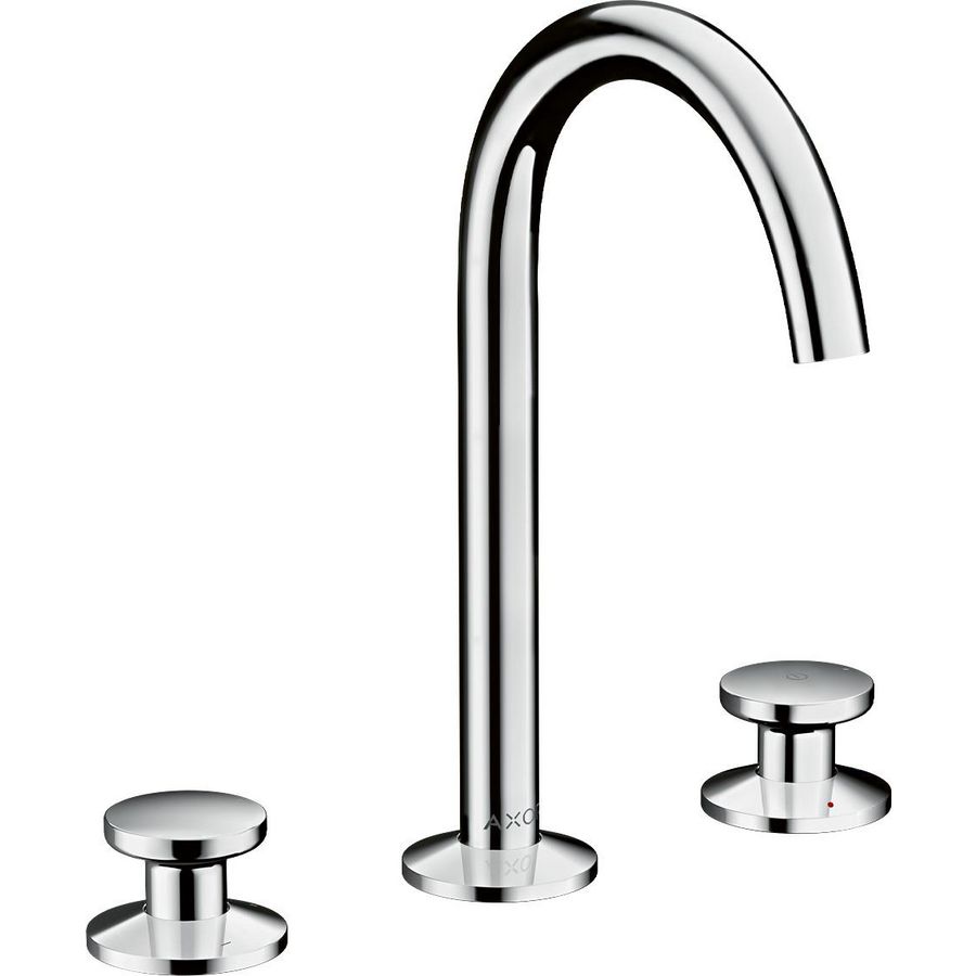 AXOR One 3-gats wastafelkraan Select 130 incl. Push-open plug 48070000 chroom