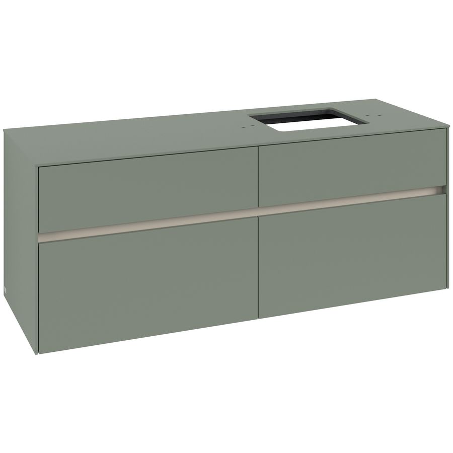 Wastafelonderkast Collaro 1400x548x500mm Soft Green C133B0AF